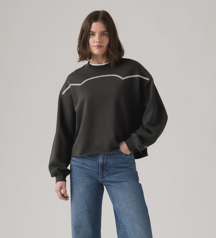 Levi's Leo Novelty Crew - Triples Blanket Stitch
