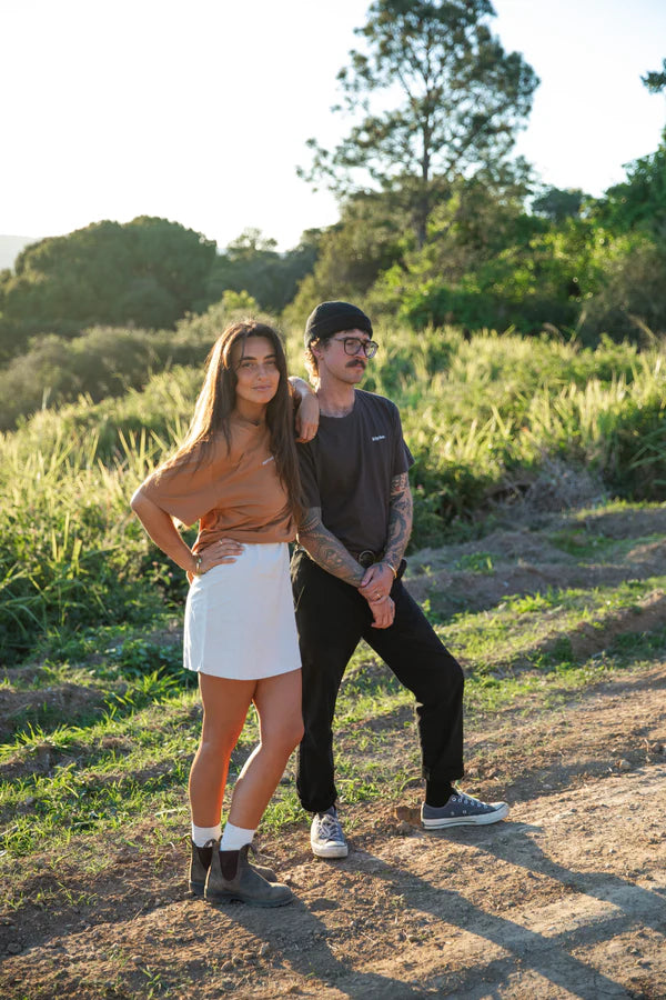 Rhythm Classic Brand Tee - Caramel