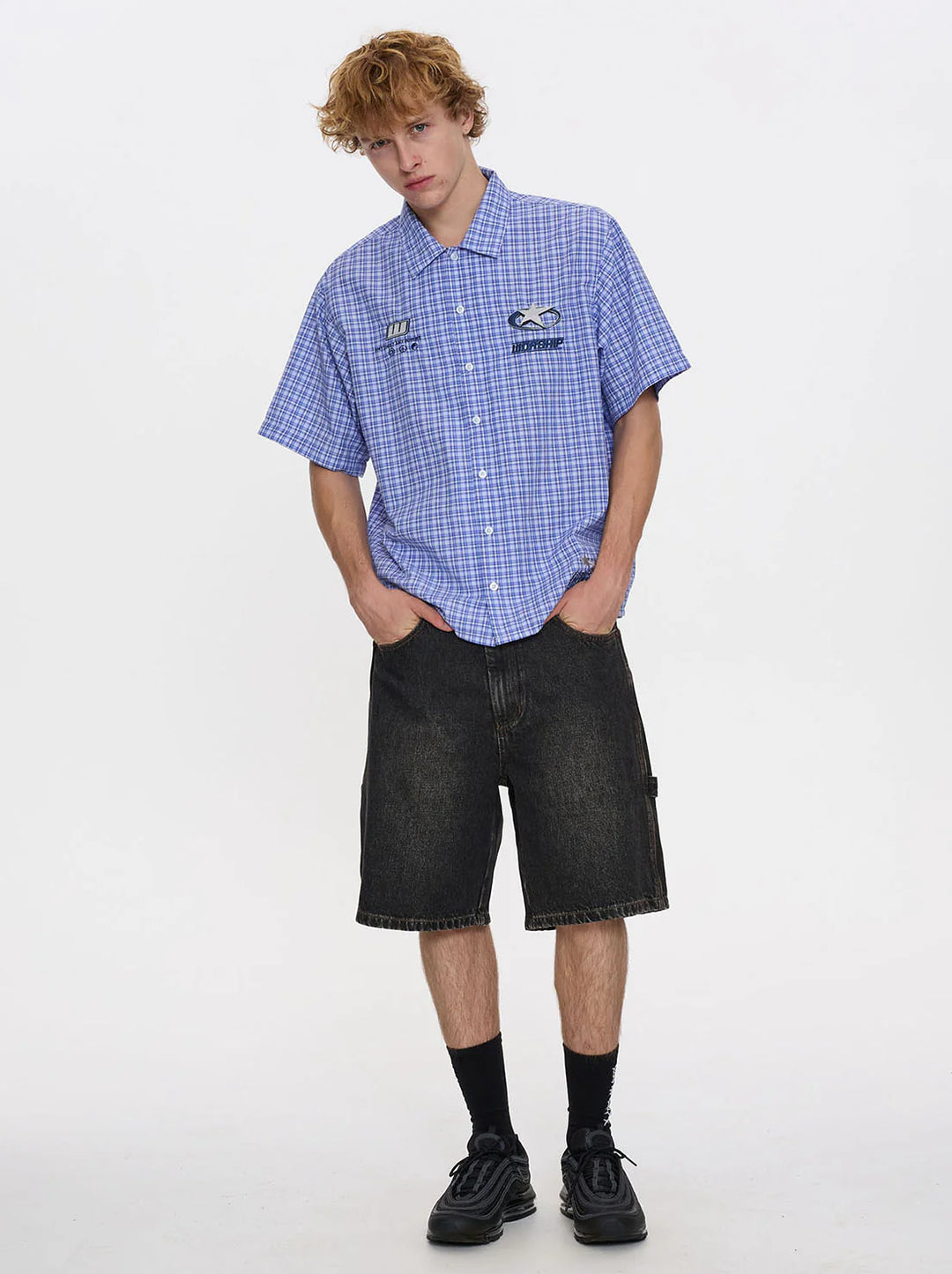 Worship Supplies Carpenter Jean Short-Black Dust