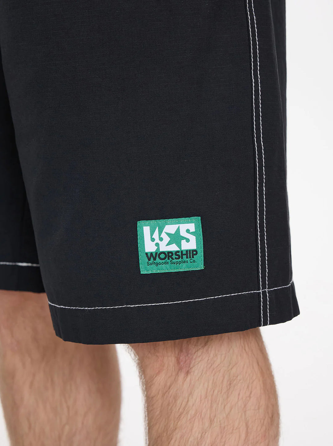 Worship Supplies Grand Prix Swim Short-Black