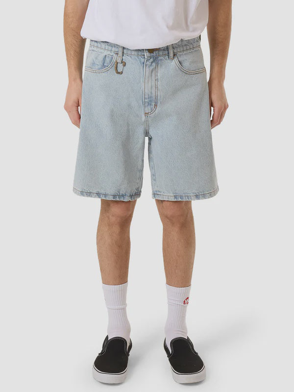 Thrills x Hard Yakka Collab Exertion Denim Short - Faded Trivial Blue