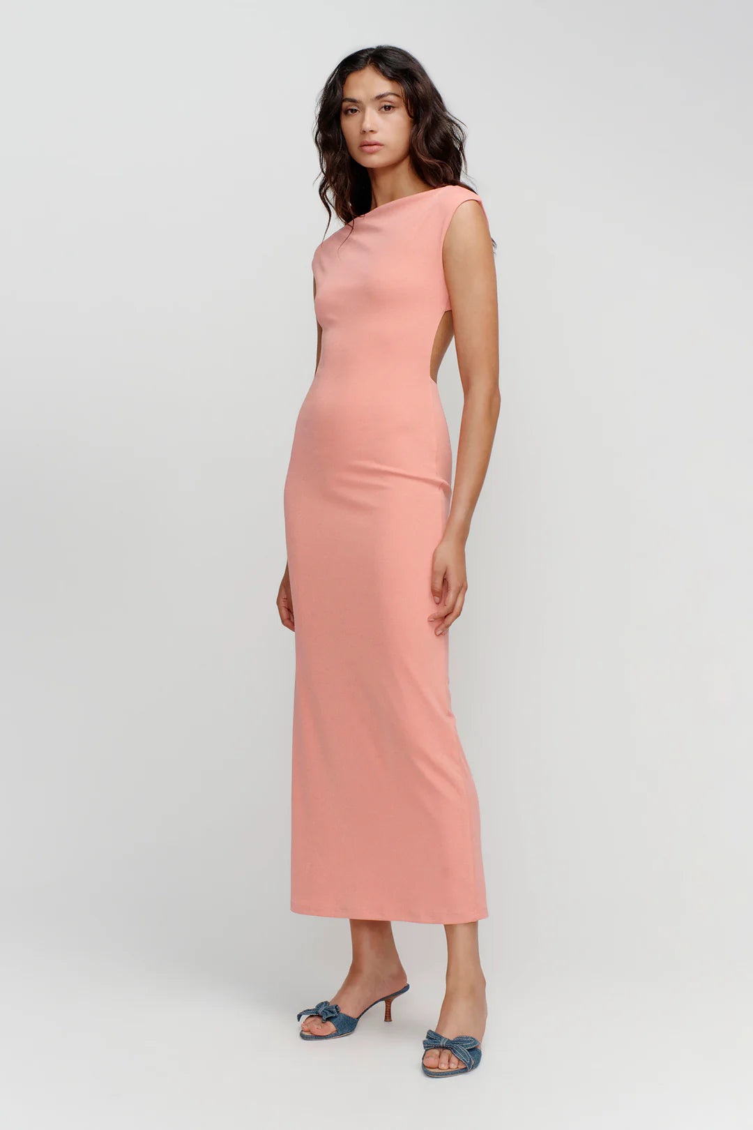 Ownley Zulu Midi Dress - Musk