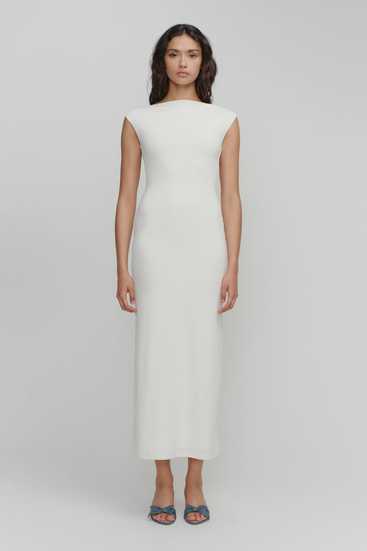 Ownley Zulu Midi Dress - Ivory