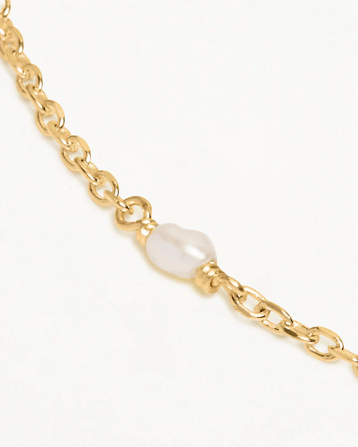 By Charlotte 14k Solid Gold Peaceful Wanderer Anklet