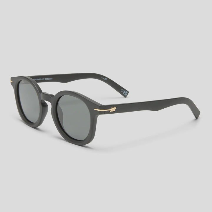 Le Specs Hoodwinked Sunglasses - Matte Black Polarised