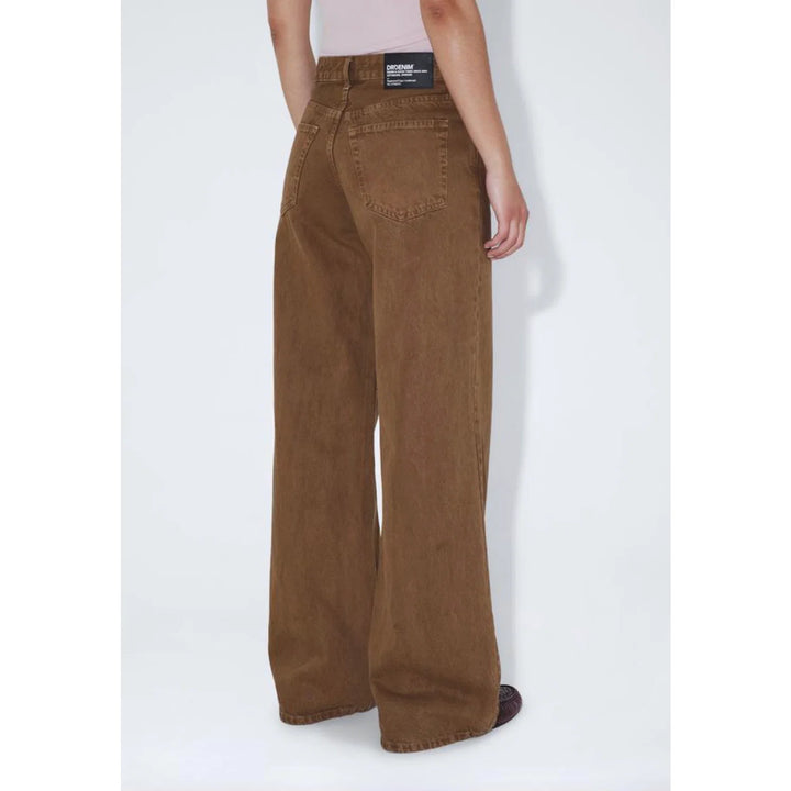 Dr Denim Rhue Low Wide Jean - Washed Teak