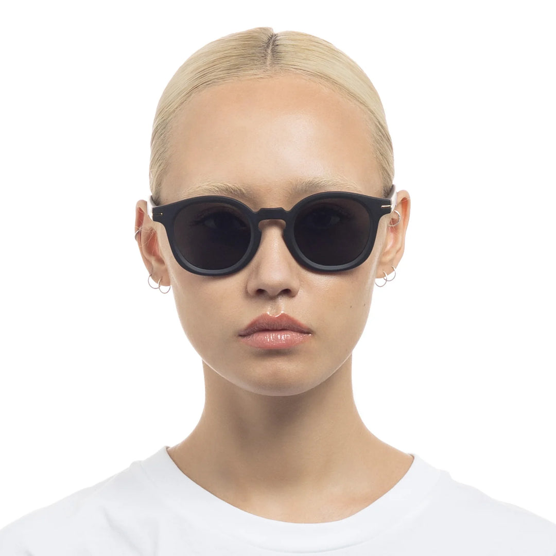 Le Specs Hoodwinked Sunglasses - Matte Black Polarised