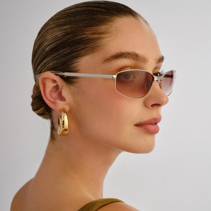 Le Specs Star Beam Sunglasses - Silver