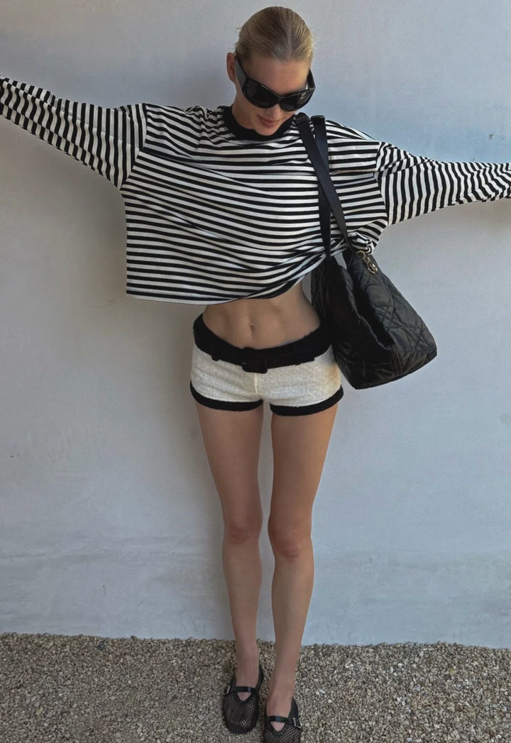 Lioness Bloom Long Sleeve - Onyx Stripe