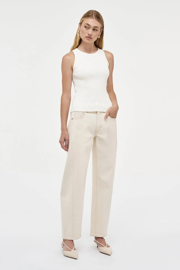 Neuw Denim Jonesy Knitted Singlet PM - Off White
