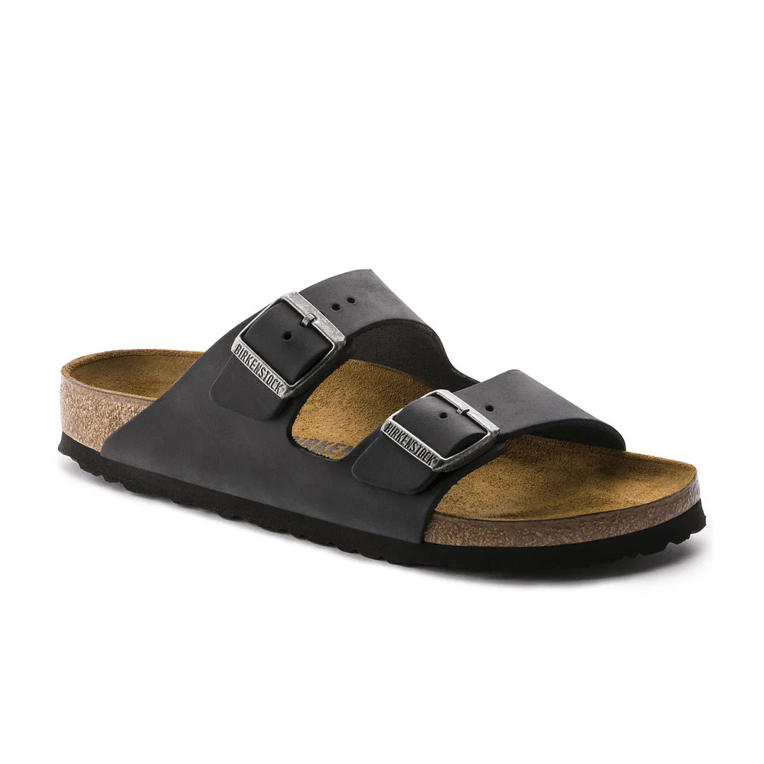 Birkenstock Arizona BS - Oiled Leather - Black Regular