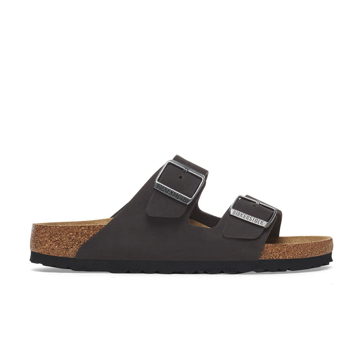 Birkenstock Arizona SFB Black Nubuck Leather Regular