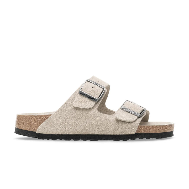 Birkenstock Arizona SFB Oyster Tonal Footbed Suede Leather Regular