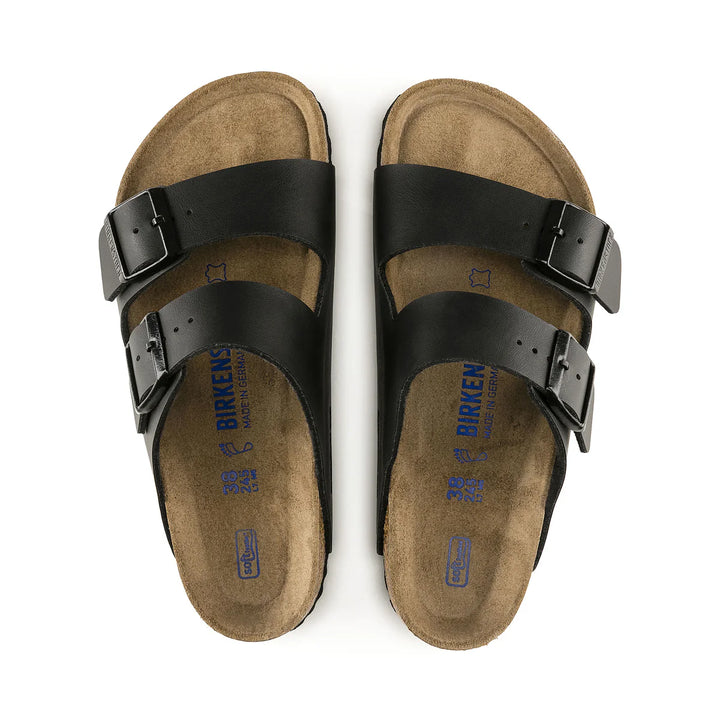 Birkenstock Arizona Birko Flor SFB  - Black Narrow