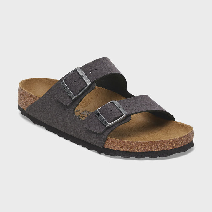 Birkenstock Arizona Velvet Grey BirkiBuc Narrow