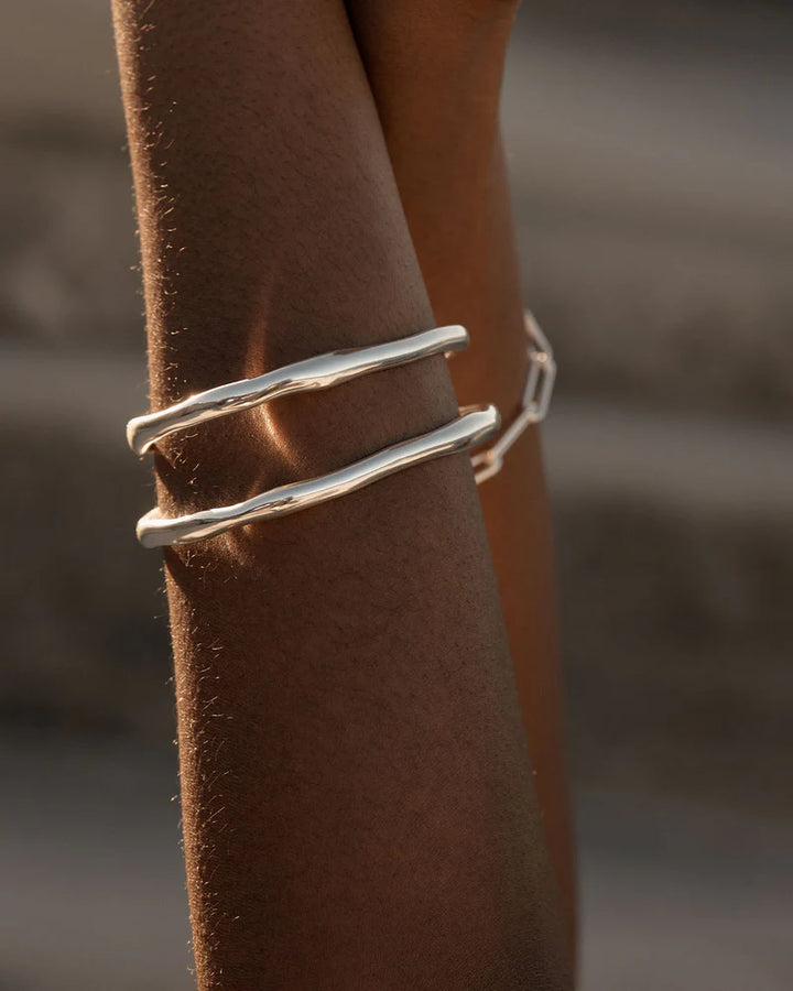 By Charlotte Lover Bangle - Sterling Silver