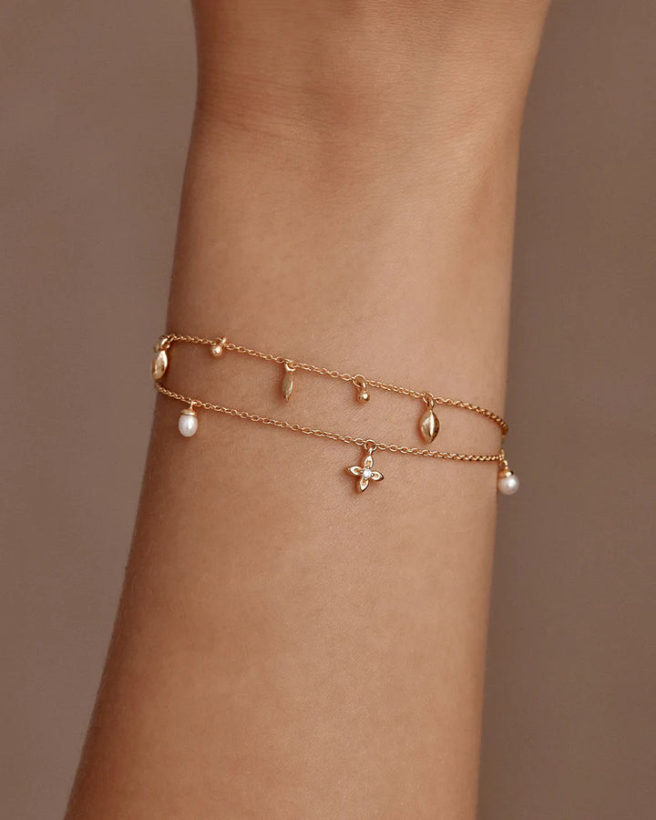 By Charlotte Live In Peace Bracelet- 18k Gold Vermeil