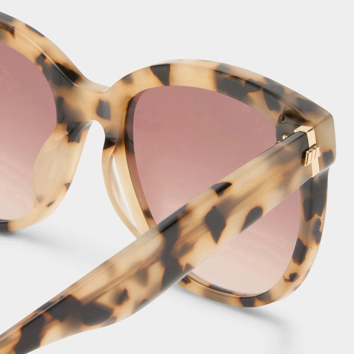 Le Specs Maiden Sunglasses - Dalmation Tort