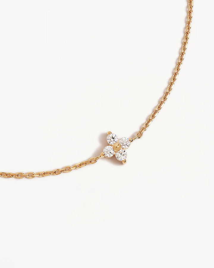 By Charlotte Crystal Bloom Bracelet - 18k Gold Vermeil