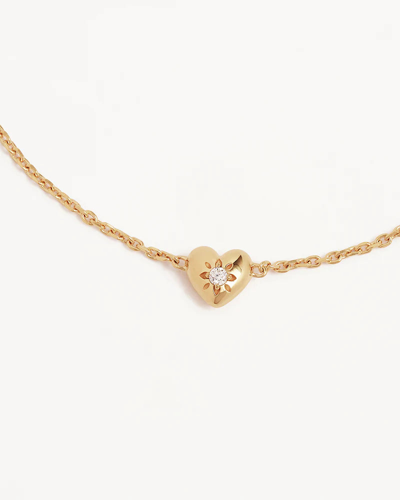 By Charlotte Blooming Hearts Bracelet - 18k Gold Vermeil