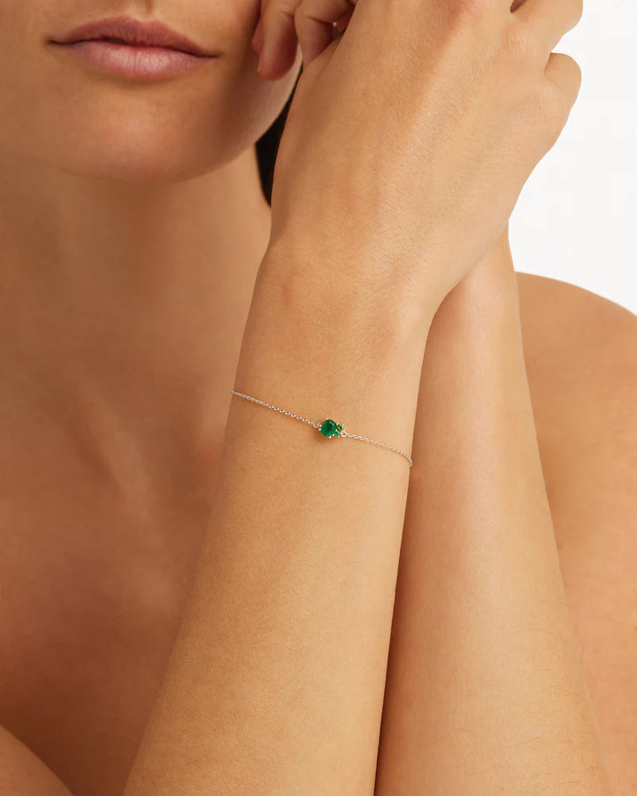 By Charlotte Kindred Birthstone Bracelet Sterling Silver-May