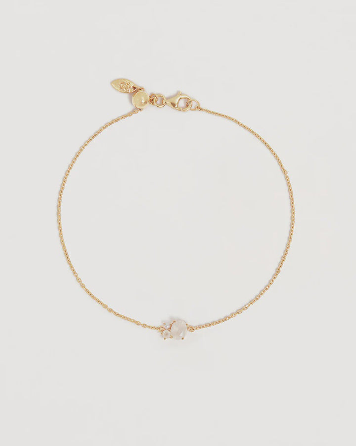 By Charlotte Kindred Birthstone Bracelet 18k Gold Vermeil-June