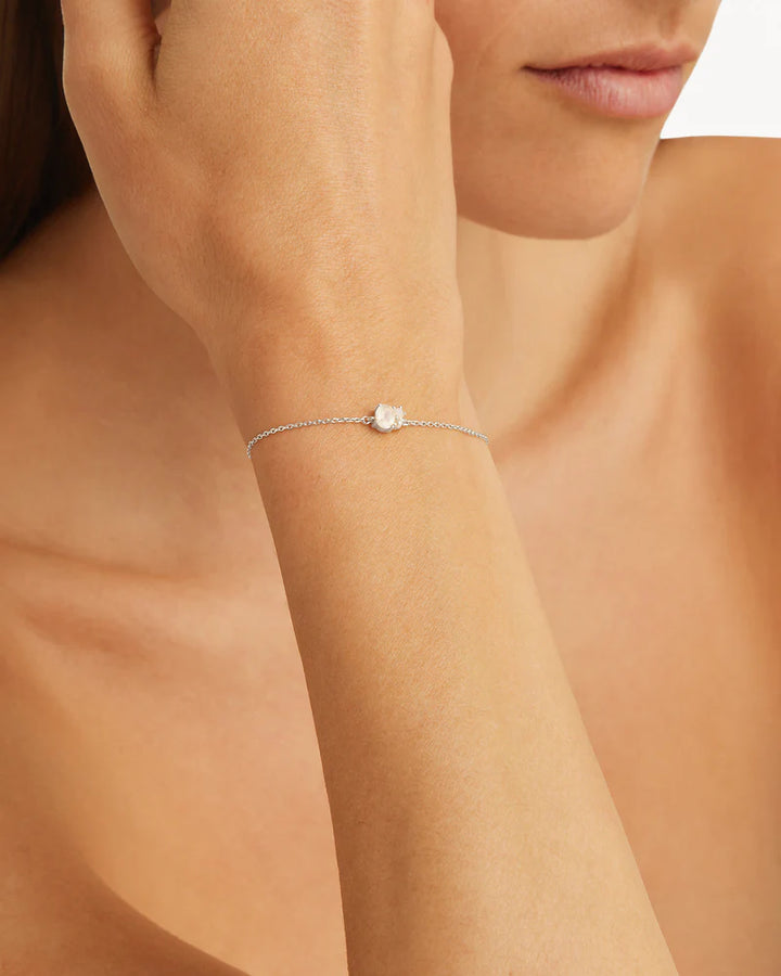 By Charlotte Kindred Birthstone Bracelet Sterling Silver-June