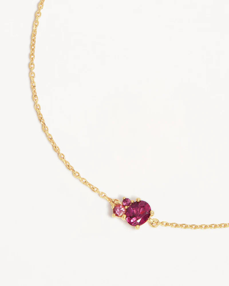 By Charlotte Kindred Birthstone Bracelet 18k Gold Vermeil-July