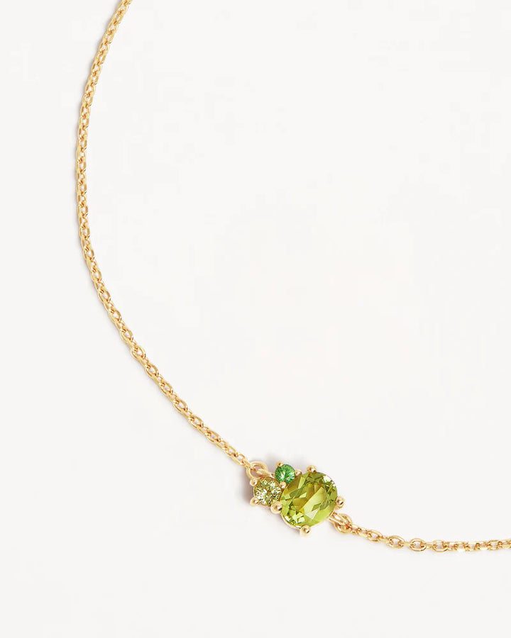 By Charlotte Kindred Birthstone Bracelet 18k Gold Vermeil-August