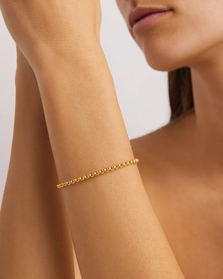 By Charlotte 18k Gold Vermeil Belcher Chain Bracelet