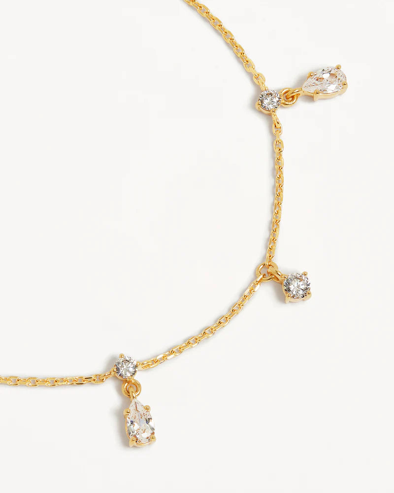 By Charlotte 18k Gold Vermeil No Rain, No Flowers Bracelet