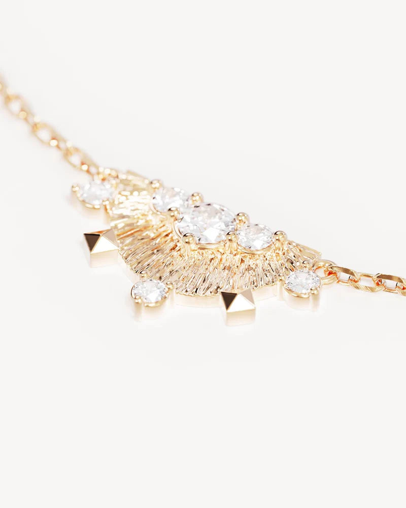 By Charlotte Lotus Rain Bracelet - 18k Gold Vermeil
