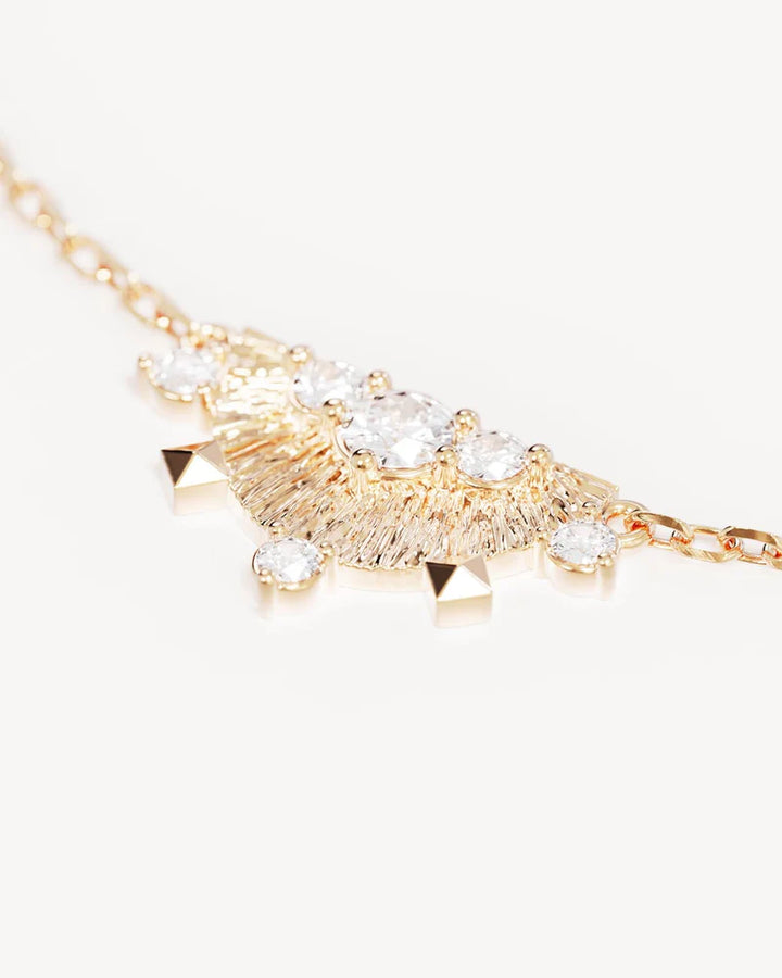 By Charlotte Lotus Rain Bracelet - 18k Gold Vermeil