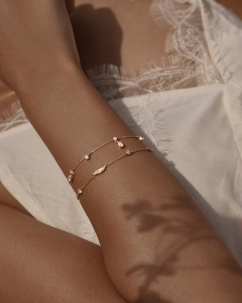By Charlotte 18k Gold Vermeil Begin Again Bracelet