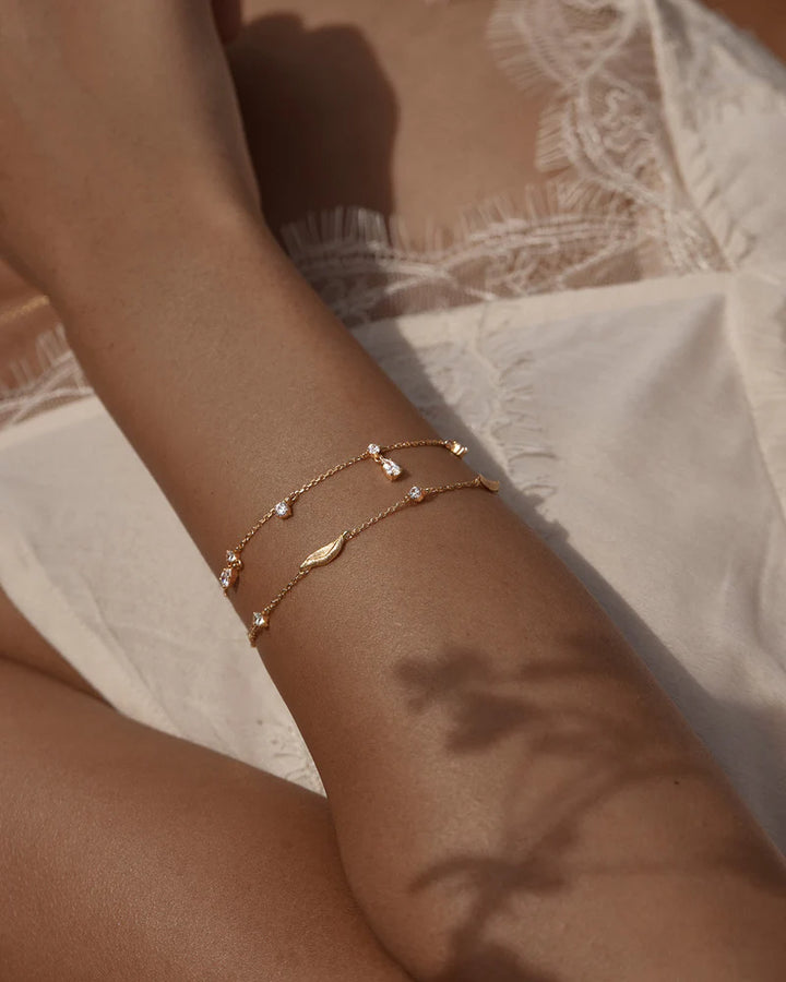 By Charlotte 18k Gold Vermeil Begin Again Bracelet