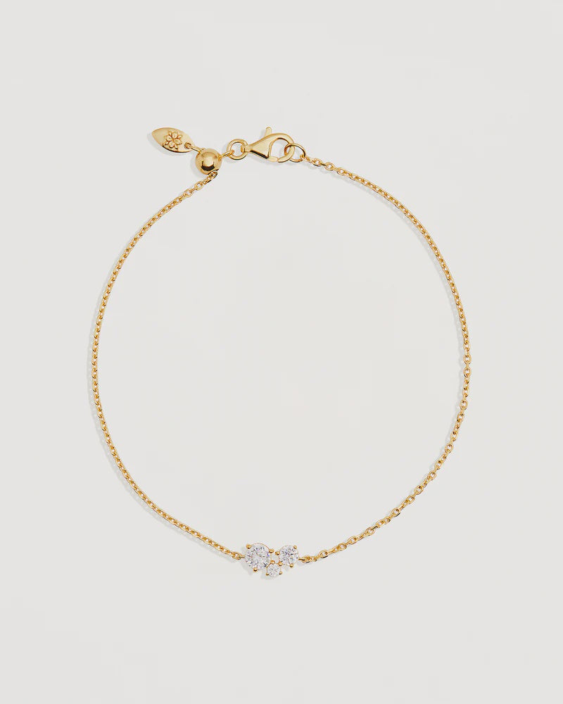 By Charlotte 18k Gold Vermeil Whispers Of Love Bracelet