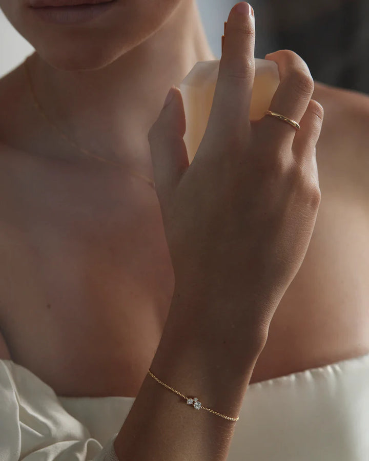 By Charlotte 18k Gold Vermeil Whispers Of Love Bracelet