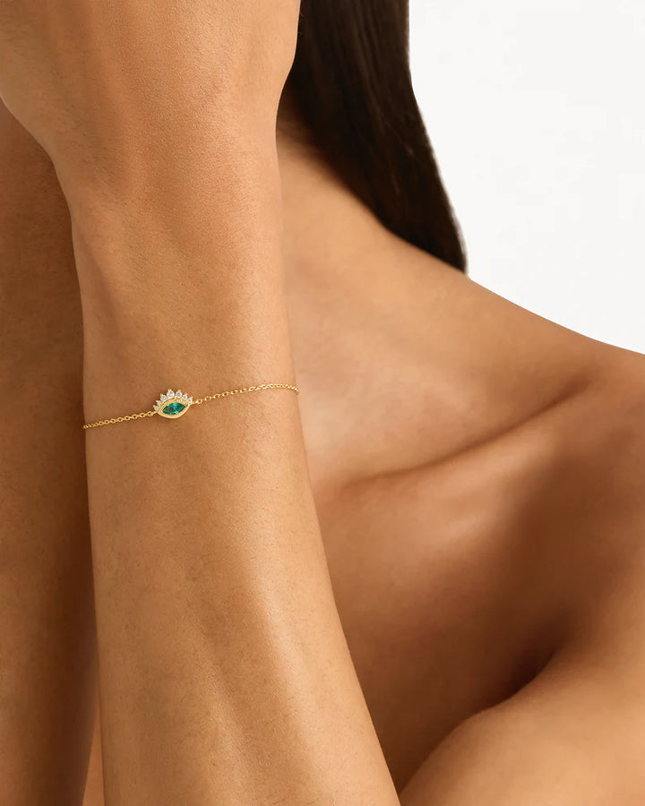 By Charlotte Hope and Protection Bracelet 18K Gold Vermeil