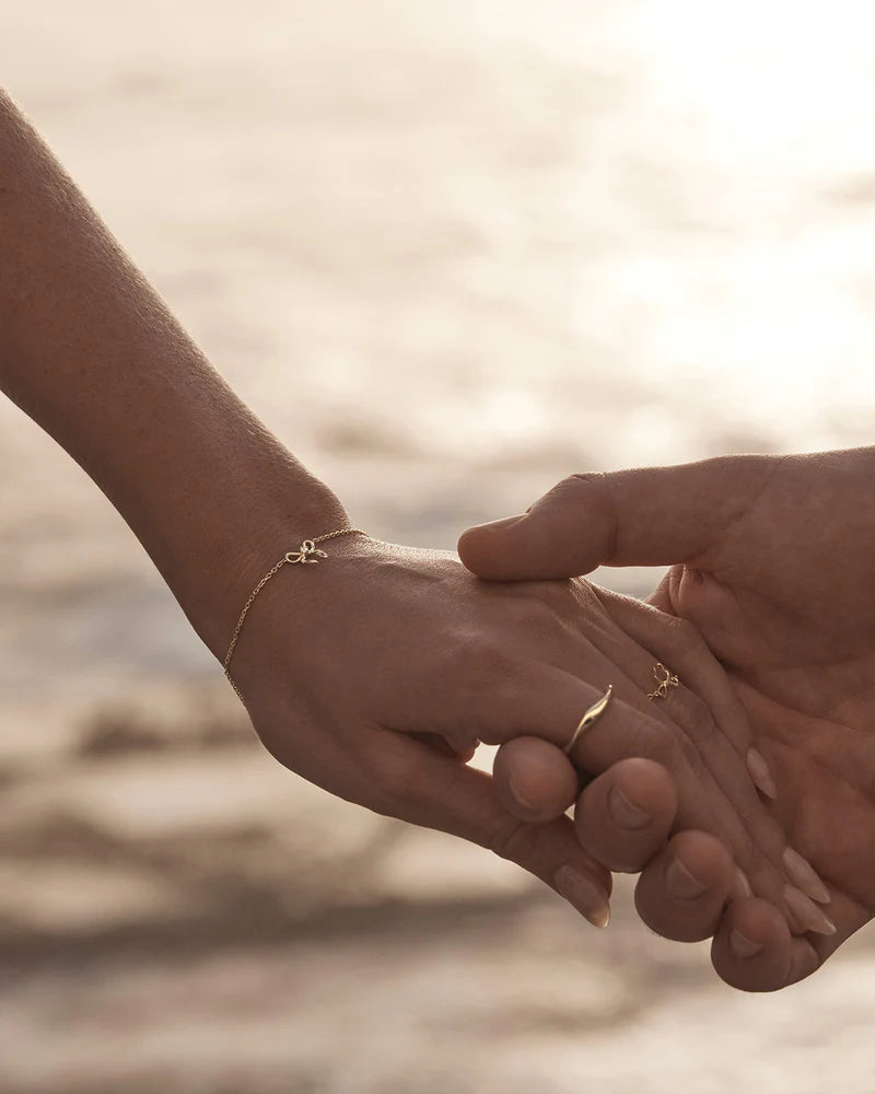 By Charlotte Forever More Bow Bracelet - 18K Gold Vermeil