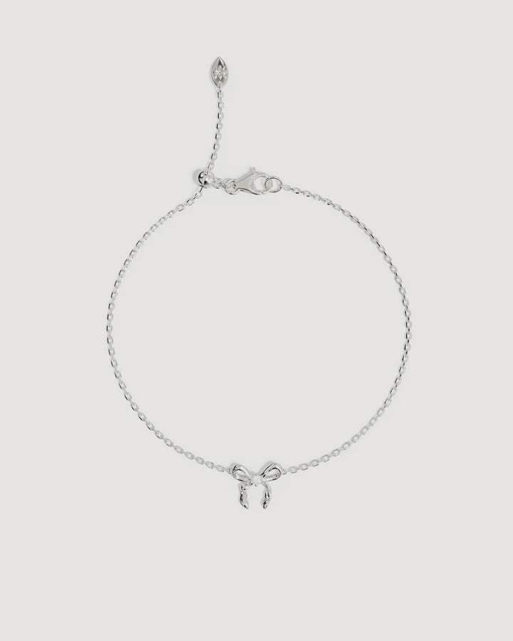 By Charlotte Forever More Bow Bracelet - Sterling Silver