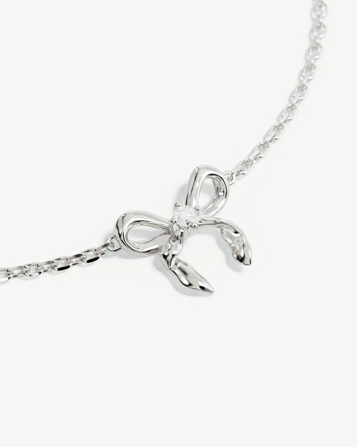 By Charlotte Forever More Bow Bracelet - Sterling Silver