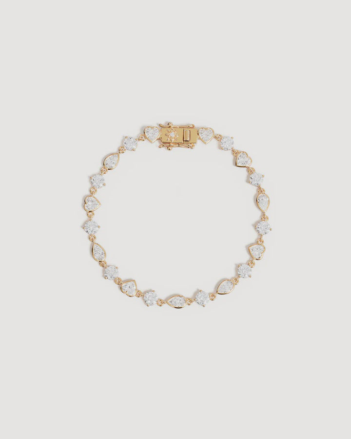By Charlotte Dream Lover Tennis Bracelet 18K Gold Vermeil