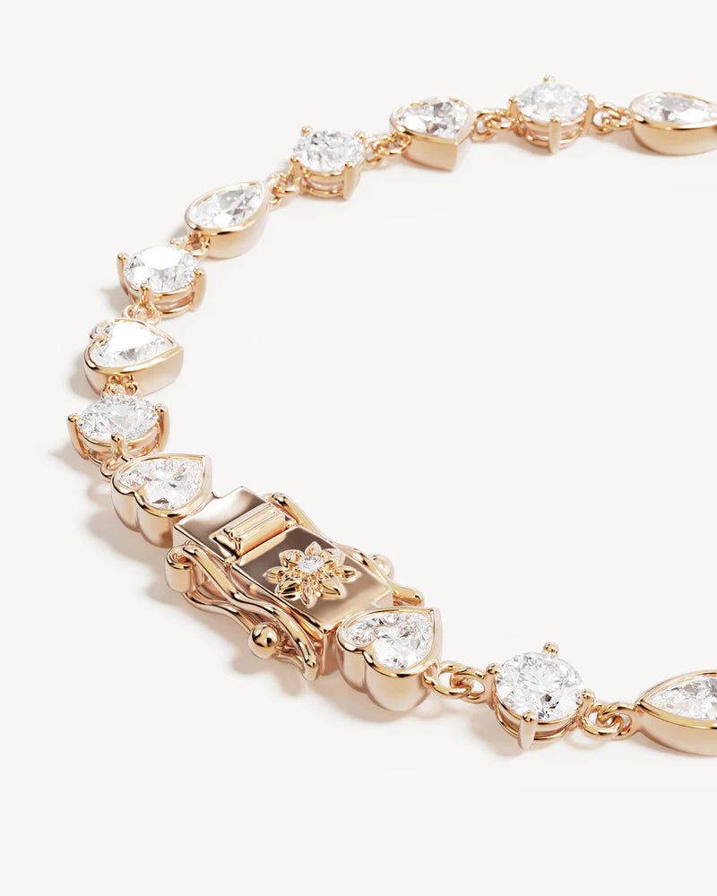 By Charlotte Dream Lover Tennis Bracelet 18K Gold Vermeil