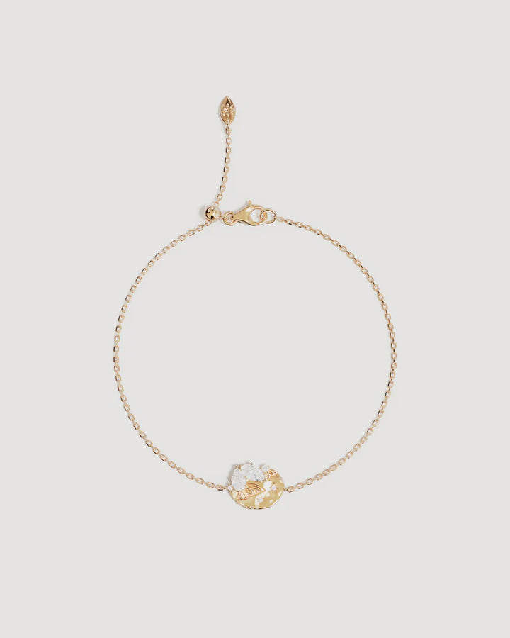 By Charlotte With Wings I Fly Bracelet - 18k Gold Vermeil