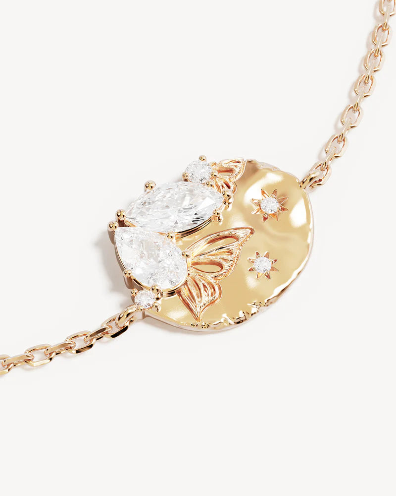 By Charlotte With Wings I Fly Bracelet - 18k Gold Vermeil