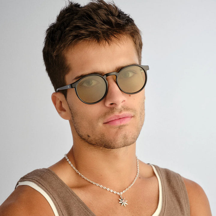 Le Specs Teen Spirit Deux Sunglasses - Black Olive Mono