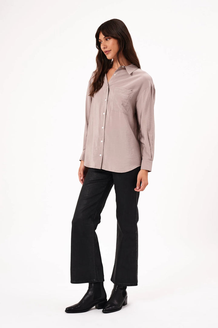 Rolla's Becca Shirt Bamboo - Light Taupe