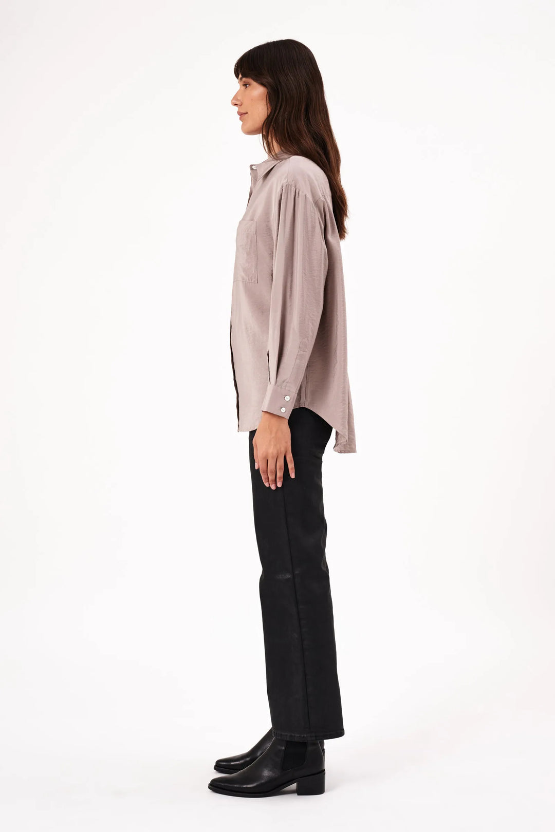 Rolla's Becca Shirt Bamboo - Light Taupe