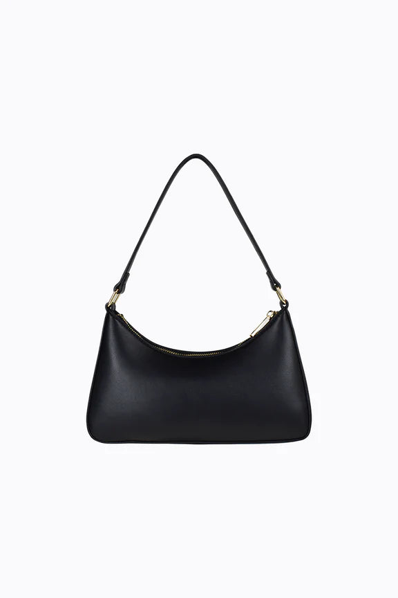 Peta + Jain Josee Shoulder Bag - Black Smooth/Gold
