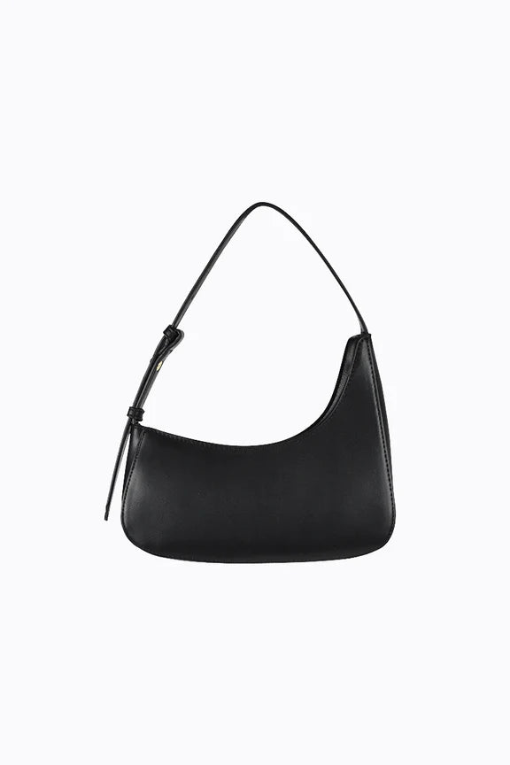 Peta + Jain Gala Asymmetric Shoulder Bag - Black PU Gold